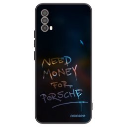 Fekete szilikon tok az alábbi mobiltelefonokra Motorola Moto E40 - Neon Nights