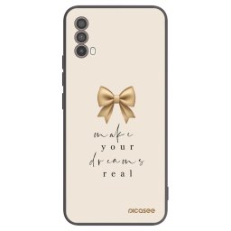Fekete szilikon tok az alábbi mobiltelefonokra Motorola Moto E40 - Golden Dream