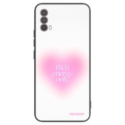 Fekete szilikon tok az alábbi mobiltelefonokra Motorola Moto E40 - Rich Energy