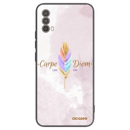 Fekete szilikon tok az alábbi mobiltelefonokra Motorola Moto E40 - Carpe Diem