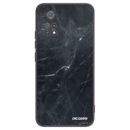 Fekete szilikon tok az alábbi mobiltelefonokra Xiaomi Poco M4 Pro - Black marble