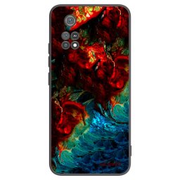 Fekete szilikon tok az alábbi mobiltelefonokra Xiaomi Poco M4 Pro - Universe