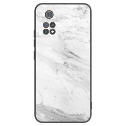 Fekete szilikon tok az alábbi mobiltelefonokra Xiaomi Poco M4 Pro - White marble