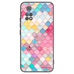 Fekete szilikon tok az alábbi mobiltelefonokra Xiaomi Poco M4 Pro - Colorful roof