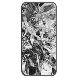 Fekete szilikon tok az alábbi mobiltelefonokra Xiaomi Poco M4 Pro - Chrome