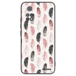 Fekete szilikon tok az alábbi mobiltelefonokra Xiaomi Poco M4 Pro - Feather 2
