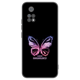 Fekete szilikon tok az alábbi mobiltelefonokra Xiaomi Poco M4 Pro - Diamanty Purple
