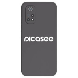 Fekete szilikon tok az alábbi mobiltelefonokra Xiaomi Poco M4 Pro - Picasee - new logo - white