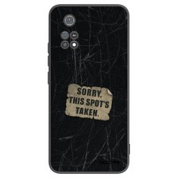 Fekete szilikon tok az alábbi mobiltelefonokra Xiaomi Poco M4 Pro - SORRY