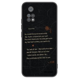 Fekete szilikon tok az alábbi mobiltelefonokra Xiaomi Poco M4 Pro - POET