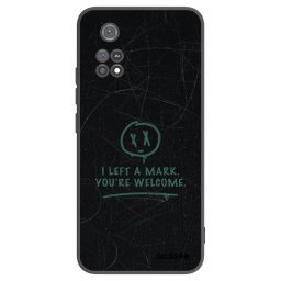Fekete szilikon tok az alábbi mobiltelefonokra Xiaomi Poco M4 Pro - LEFT A MARK