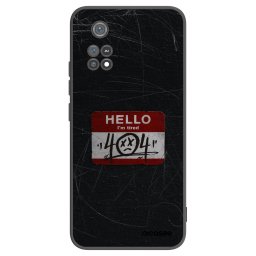 Fekete szilikon tok az alábbi mobiltelefonokra Xiaomi Poco M4 Pro - HELLO 404