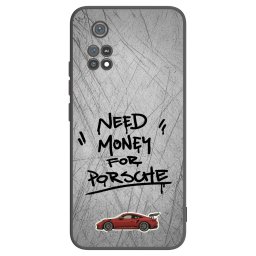 Fekete szilikon tok az alábbi mobiltelefonokra Xiaomi Poco M4 Pro - Grey Drift