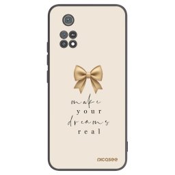 Fekete szilikon tok az alábbi mobiltelefonokra Xiaomi Poco M4 Pro - Golden Dream