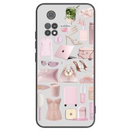 Fekete szilikon tok az alábbi mobiltelefonokra Xiaomi Poco M4 Pro - Glam Babe