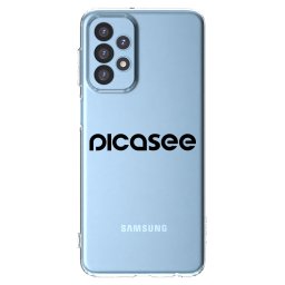 Átlátszó szilikon tok az alábbi mobiltelefonokra Samsung Galaxy A23 A235F 4G - Picasee - new logo - black