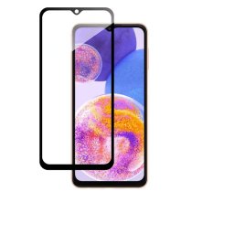 3x 3D üvegfólia kerettel az alábbi mobiltelefonokra Samsung Galaxy A23 A235F 4G - fekete - 2+1 ingyen