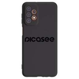 Fekete szilikon tok az alábbi mobiltelefonokra Samsung Galaxy A23 A236B 5G - Picasee - new logo - black