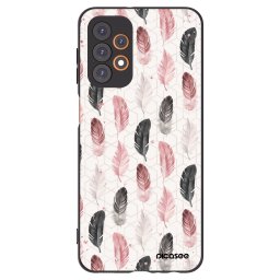 Fekete szilikon tok az alábbi mobiltelefonokra Samsung Galaxy A23 A236B 5G - Feather 2