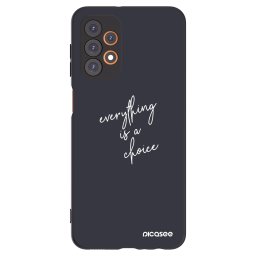 Fekete szilikon tok az alábbi mobiltelefonokra Samsung Galaxy A23 A236B 5G - Everything is a choice