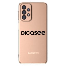 Átlátszó szilikon tok az alábbi mobiltelefonokra Samsung Galaxy A23 A236B 5G - Picasee - new logo - black