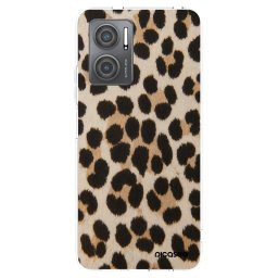 Átlátszó szilikon tok az alábbi mobiltelefonokra Xiaomi Redmi 10 5G - Brown Tiger