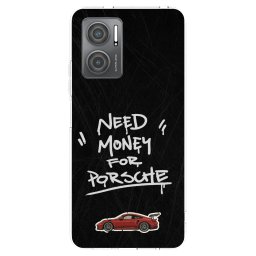 Átlátszó szilikon tok az alábbi mobiltelefonokra Xiaomi Redmi 10 5G - Dark Racer