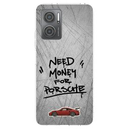 Átlátszó szilikon tok az alábbi mobiltelefonokra Xiaomi Redmi 10 5G - Grey Drift