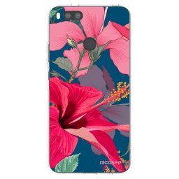 Átlátszó szilikon tok az alábbi mobiltelefonokra Xiaomi Redmi A1 - Hibiscus