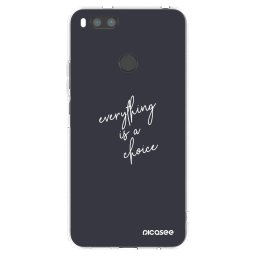 Átlátszó szilikon tok az alábbi mobiltelefonokra Xiaomi Redmi A1 - Everything is a choice