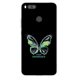 Átlátszó szilikon tok az alábbi mobiltelefonokra Xiaomi Redmi A1 - Diamanty Blue