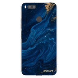 Átlátszó szilikon tok az alábbi mobiltelefonokra Xiaomi Redmi A1 - Blue