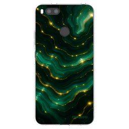 Átlátszó szilikon tok az alábbi mobiltelefonokra Xiaomi Redmi A1 - Emerald