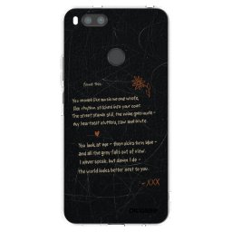Átlátszó szilikon tok az alábbi mobiltelefonokra Xiaomi Redmi A1 - POET