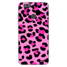 Átlátszó szilikon tok az alábbi mobiltelefonokra Xiaomi Redmi A1 - Pink Tiger