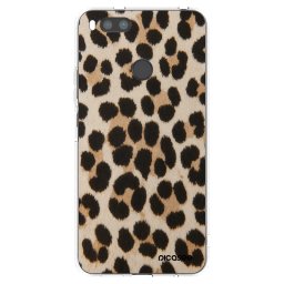 Átlátszó szilikon tok az alábbi mobiltelefonokra Xiaomi Redmi A1 - Brown Tiger