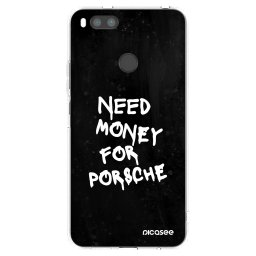 Átlátszó szilikon tok az alábbi mobiltelefonokra Xiaomi Redmi A1 - Black Dollar