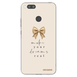 Átlátszó szilikon tok az alábbi mobiltelefonokra Xiaomi Redmi A1 - Golden Dream