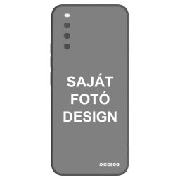 Fekete szilikon tok az alábbi mobiltelefonokra Sony Xperia 10 III - Saját fotó/motívum