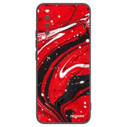 Fekete szilikon tok az alábbi mobiltelefonokra Sony Xperia 10 III - Red black