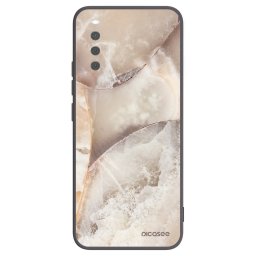 Fekete szilikon tok az alábbi mobiltelefonokra Sony Xperia 10 III - Cream marble