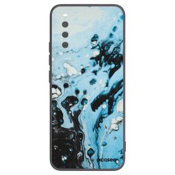 Fekete szilikon tok az alábbi mobiltelefonokra Sony Xperia 10 III - Organic blue