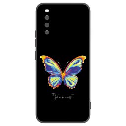 Fekete szilikon tok az alábbi mobiltelefonokra Sony Xperia 10 III - Diamanty Black