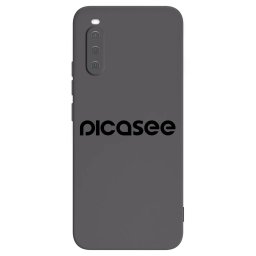 Fekete szilikon tok az alábbi mobiltelefonokra Sony Xperia 10 III - Picasee - new logo - black
