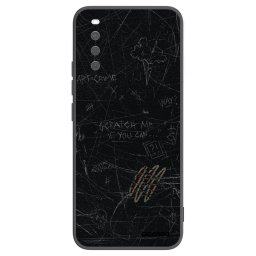 Fekete szilikon tok az alábbi mobiltelefonokra Sony Xperia 10 III - SCRATCH