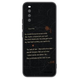 Fekete szilikon tok az alábbi mobiltelefonokra Sony Xperia 10 III - POET