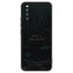 Fekete szilikon tok az alábbi mobiltelefonokra Sony Xperia 10 III - DON´T TAG
