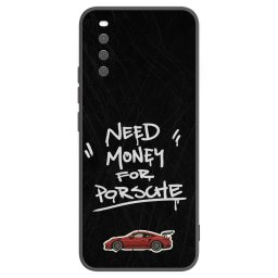 Fekete szilikon tok az alábbi mobiltelefonokra Sony Xperia 10 III - Dark Racer