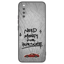 Fekete szilikon tok az alábbi mobiltelefonokra Sony Xperia 10 III - Grey Drift