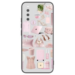 Fekete szilikon tok az alábbi mobiltelefonokra Sony Xperia 10 III - Glam Babe